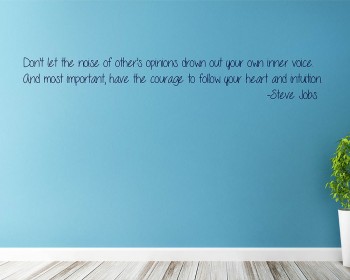 Don't Let Quotes Wall  Art Stickers